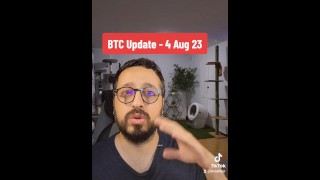 Atualização de preço do Bitcoin 4º August 2023 com meia-irmã