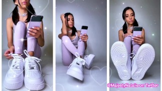 FEMDOM & FINDOM Fantasy: Paypig & Sneaker Fetish - Goon Paypig Feet Soles Petite Teen Domme Cute