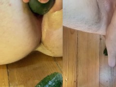 Big cucumber - don't get in the ass!