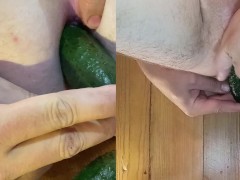 Do you like walking with a cucumber in your ass?