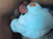 Preview 6 of Rubbing wet pussy and big clit on a teddy bear