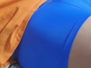 Preview 1 of SUGAR DADDY CAUGHT JERKING OFF IN BRIEFS BLUE BOXERS BIG BONER STEPSON