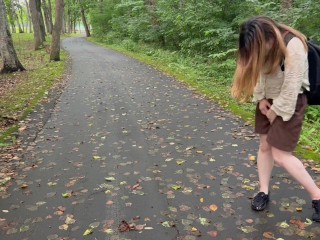 【個人撮影】リモコンバイブ入れながら公園お散歩デート♡ランニング中のおじさんに見られながらイッちゃいました♡ 日本人/素人/ハメ撮り/看護師/おもちゃ/露出/野外/japanese/amateur
