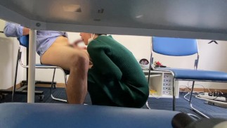 I had a naughty clerk lick my cock in a company conference room