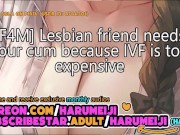 Preview 2 of [f4m] Helping Your Lesbian Friend [impreg] [creampie] | Erotic Audio Roleplay