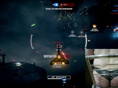 playing star wars in only panties. gameplay without comments