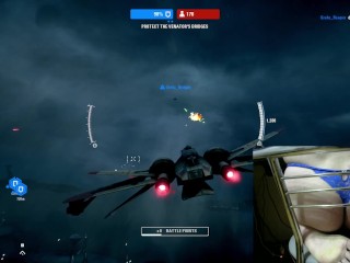 Playing Star Wars in only Panties. Gameplay without Comments