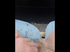 Pissing on table