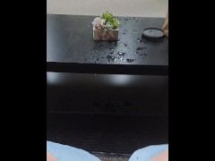 Pissing on table - Screenshot 3 of 16 - Peeing