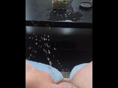 Pissing on table - Screenshot 7 of 16 - Pee
