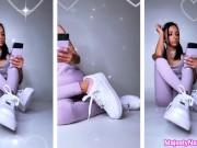 Preview 5 of FEMDOM & FINDOM Fantasy: Paypig & Sneaker Fetish - Goon Paypig Feet Soles Petite Domme Cute