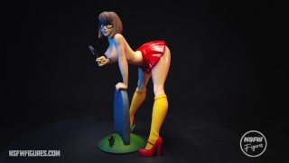 Velma Dinkley - silhouette en résines scooby doo