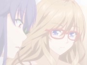Preview 1 of Busty glasses babe gets her doggystyle position with her lover | Anime Hentai 1080p
