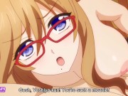 Preview 4 of Busty glasses babe gets her doggystyle position with her lover | Anime Hentai 1080p