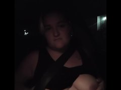Titties in the car