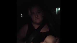 Titties in the car