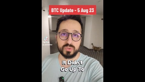 Bitcoin price update 5th August 2023 with stepsister