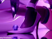 Preview 1 of Evelynn caught you looking at her feet - Hentai Feet JOI -
