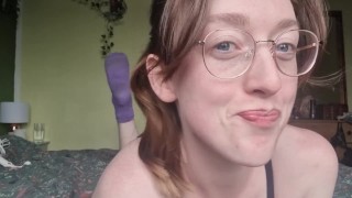 JOI Fluffy Socks With A Gentle Cum In The Mouth