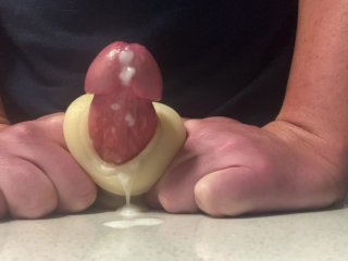 young cock, big dick, solo, intense orgasm