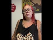 Preview 5 of BBW stepmom MILF foodie eats lunch with tits out your POV