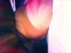 Reverse cowgirl on big dick. She rolls deliciously