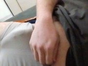 Preview 4 of young 18 year old with small dick masturbating