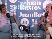 Preview 6 of Two big ass TOYS to SQUIRT Ninna fire | Juan Bustos Podcast