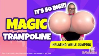 Magische trampoline inflatie! VOORBEELD