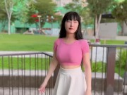 Preview 4 of 台灣女子公園脫內衣緊張又刺激