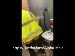 Pissing Public Toilet