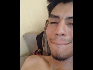 solo male, big dick, handjob, vertical video