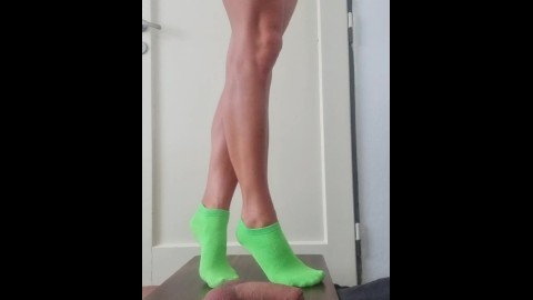 Barbie cock and ball trample with socks No. 8