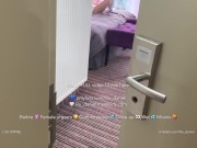 Preview 1 of Ken accidentally saw and fucked Barbie in a hotel room! 👚 Wet pussy close up and loud moans 🤤💦