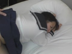 Climax acme with a married woman's innocent smile and anime voice like erotic comics❤️Creampie❤️