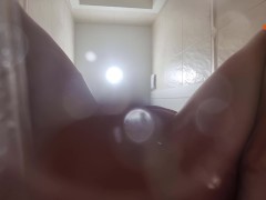 Sexy MILF close up pissing. Golden Rain. Close-up pussy. 4K (ep 712)