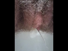 Just a quick close up piss in the toilet