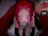 型。Lo Bathroom Blowjob Hentai Playboy Model Oral Creampie Nude Small Tits MMD 3D Red Hair