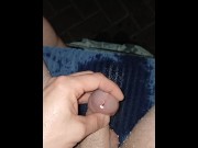 Preview 4 of Piss fountain desperation wetting with masturbation and happy cum end