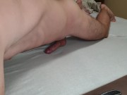 Preview 4 of Horny Guy Humping Bed, Hot Moaning, Handsfree Orgasm