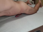 Preview 6 of Horny Guy Humping Bed, Hot Moaning, Handsfree Orgasm