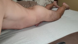 Horny Guy Humping Bed, Hot Moaning, Handsfree Orgasm