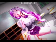 Preview 3 of Genshin Impact - Keqing at school