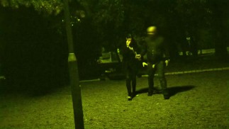 Он накинул мне на шею собачий поводок, и мне пришлось сосать его член в общественном парке, пока машины