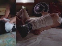 白チャイナコンカフェ嬢があなたと和室でエッチしたらこんな感じっ？💜