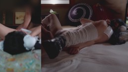 白チャイナコンカフェ嬢があなたと和室でエッチしたらこんな感じっ？💜