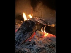 Relaxing ASMR fire sounds