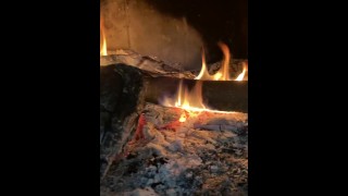 Relaxing ASMR fire sounds