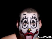 Preview 4 of Kinky Masked Clown Teases His Asshole And Floppy Dick