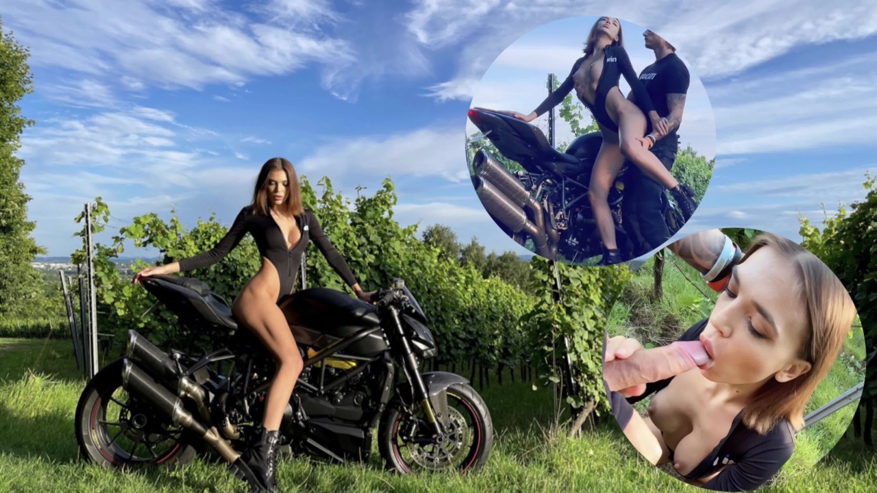 Публичный Жесткий Секс с Порнозвездой на Мотоцикле после Экстремальной  поездки на Ducati - Pornhub.com